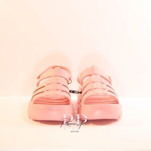 ZARA Women Pink Sandals SZ 37 NWT